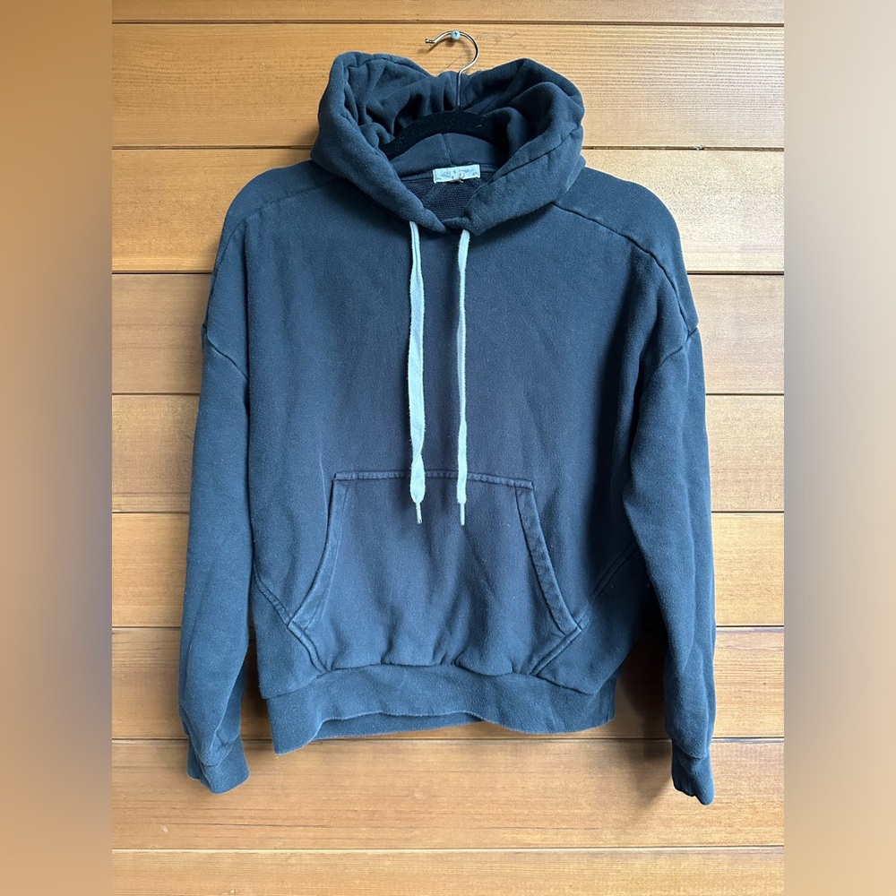 Rag & Bone Black Hoodie - Size Medium